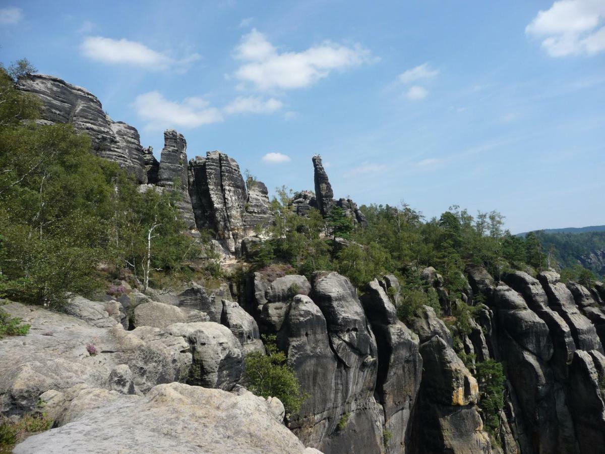 Pension Am Weinberg Saechsische Schweiz Mittelndorf Bagian luar foto