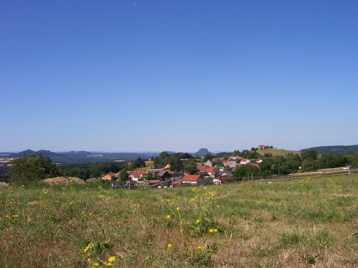 Pension Am Weinberg Saechsische Schweiz Mittelndorf Bagian luar foto